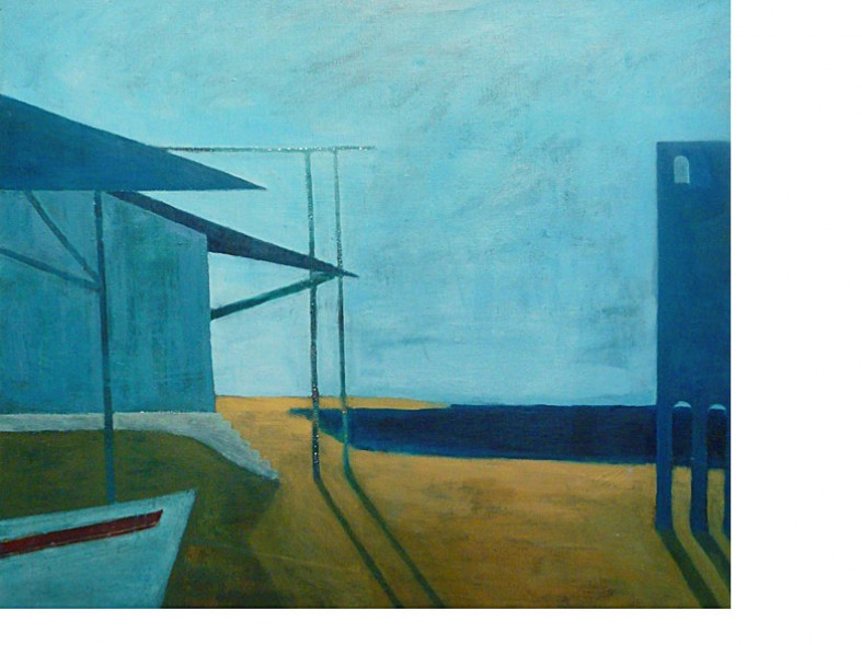 Pejzaż metafizyczny V / 75 x 90 / in private collection