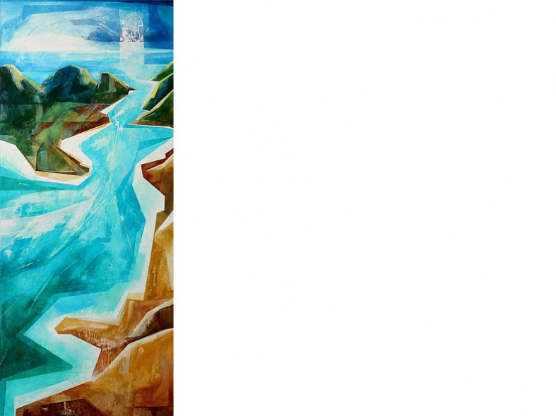Waterland XXVI / 120 x 50 / sold