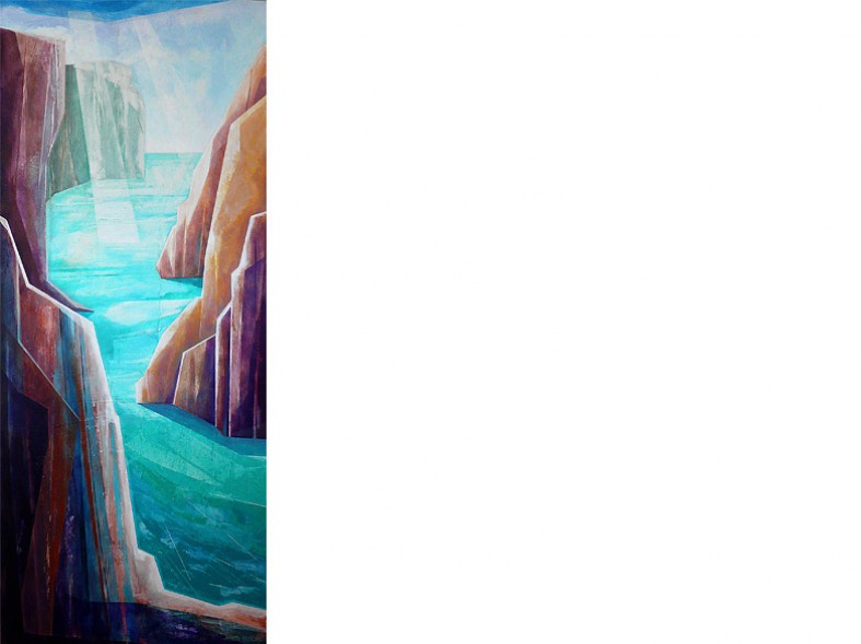 Waterland XXVIII / 120 x 50 / sold