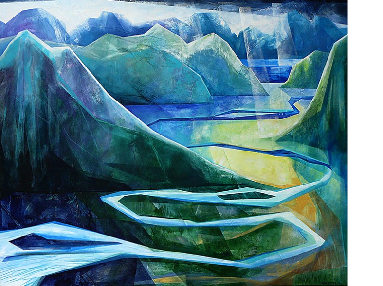 Waterland XXIII - Nie można wejść dwa razy do tej samej rzeki / 100 x 120 / 2014 / sold