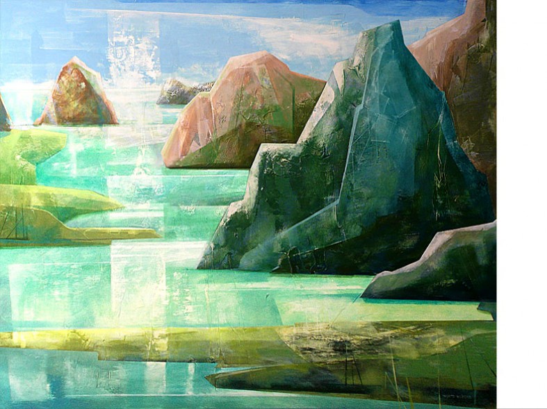 Waterland XXI/ 100 x 120 / 2014