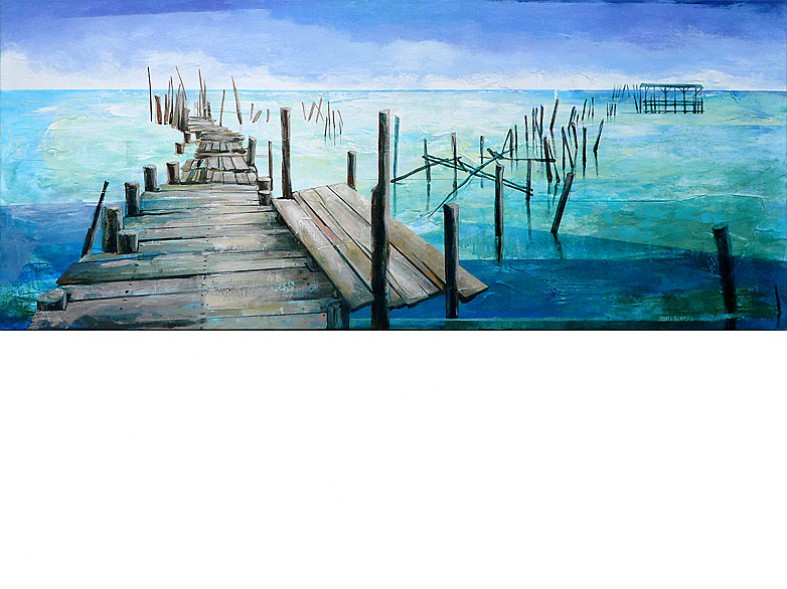 Silence XXII / 50 x 120 / sold