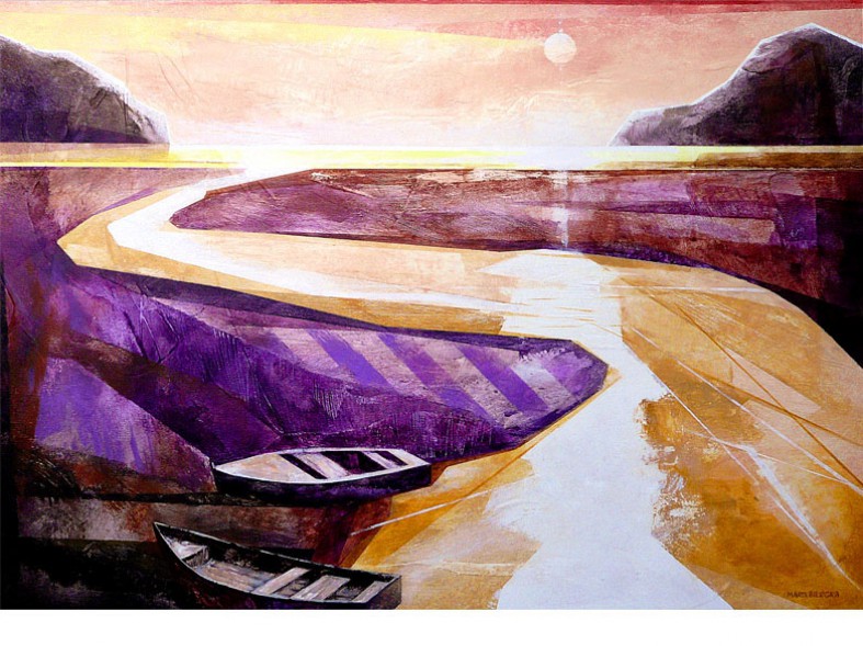 Waterland XL / 50x70 cm / sold