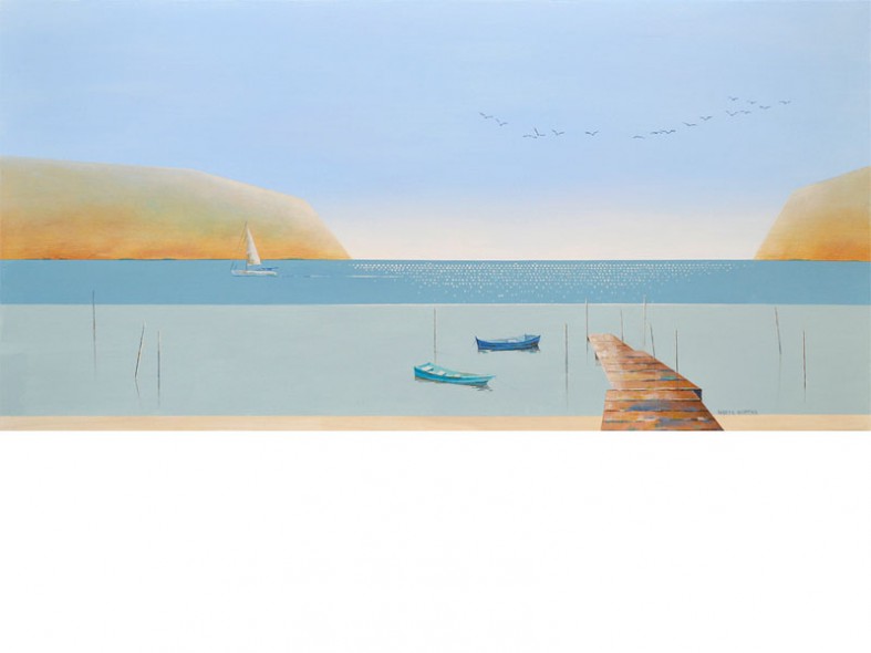 Perfect Moment Before Noon 27 / 50 x 100 / sold
