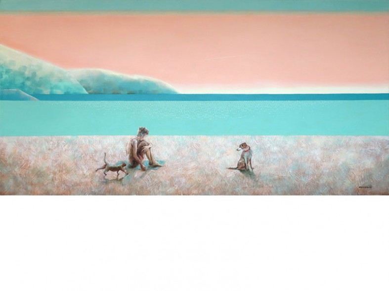 Perfect Evening 3 / 60 x 120 / sold